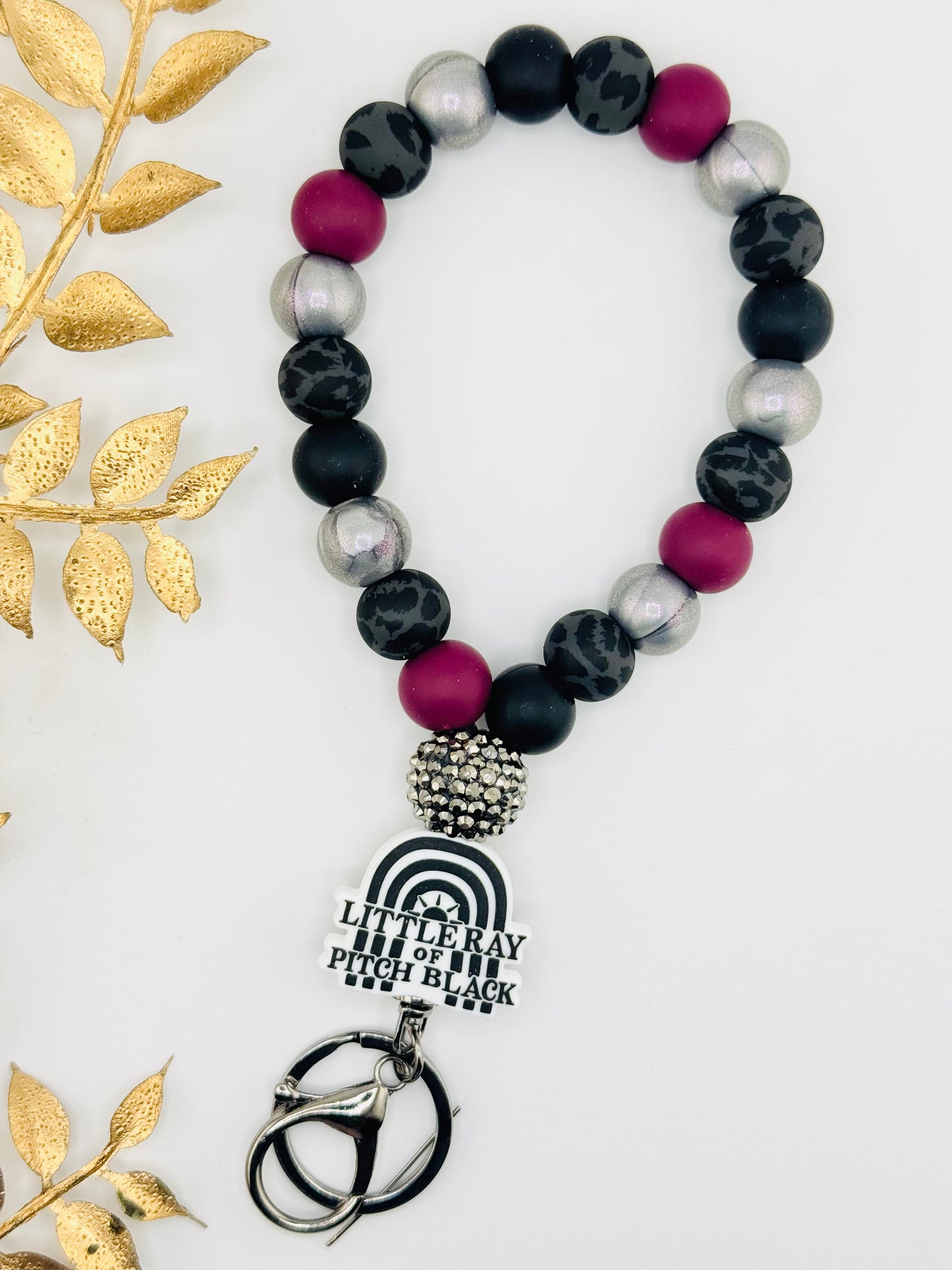 Teardrop Wristlet - Little Ray of Pitch Black