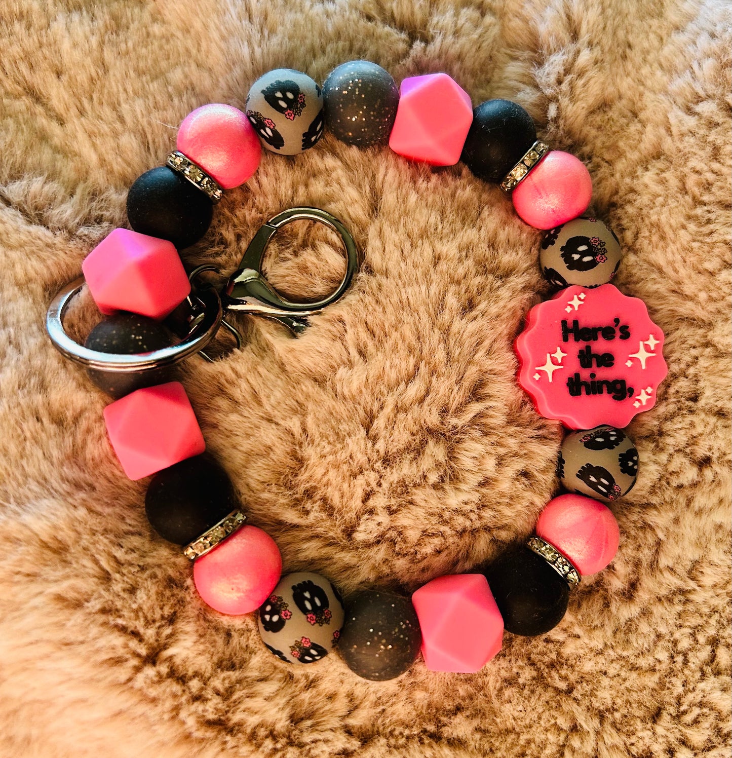 Pink “Here’s the Thing, F*€k Everyone” Wristlet