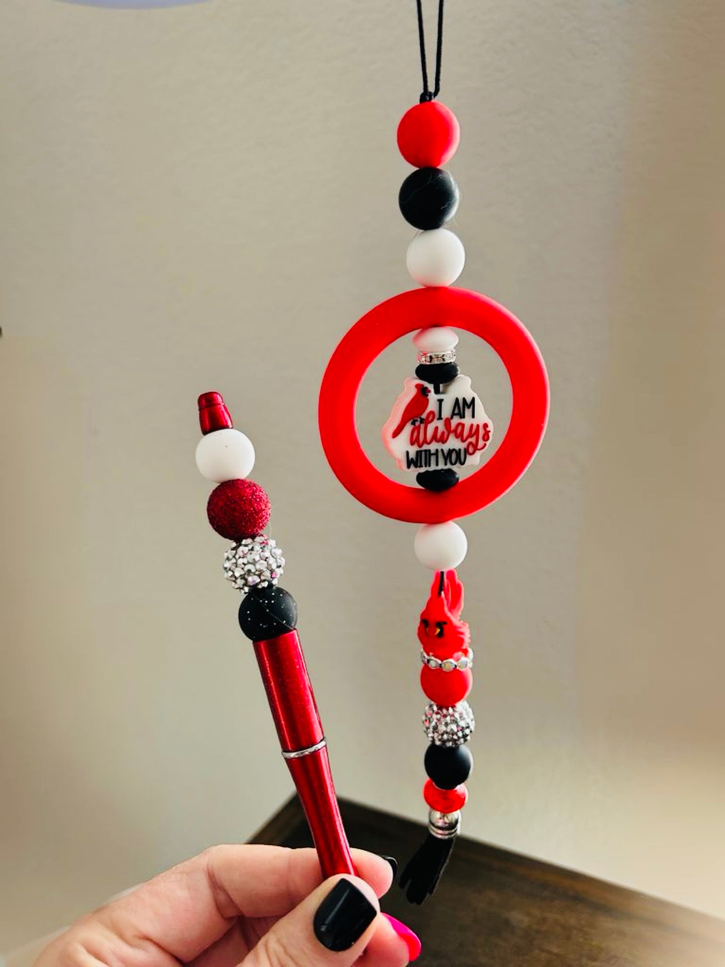 I am always with you Car Charm & Pen Set