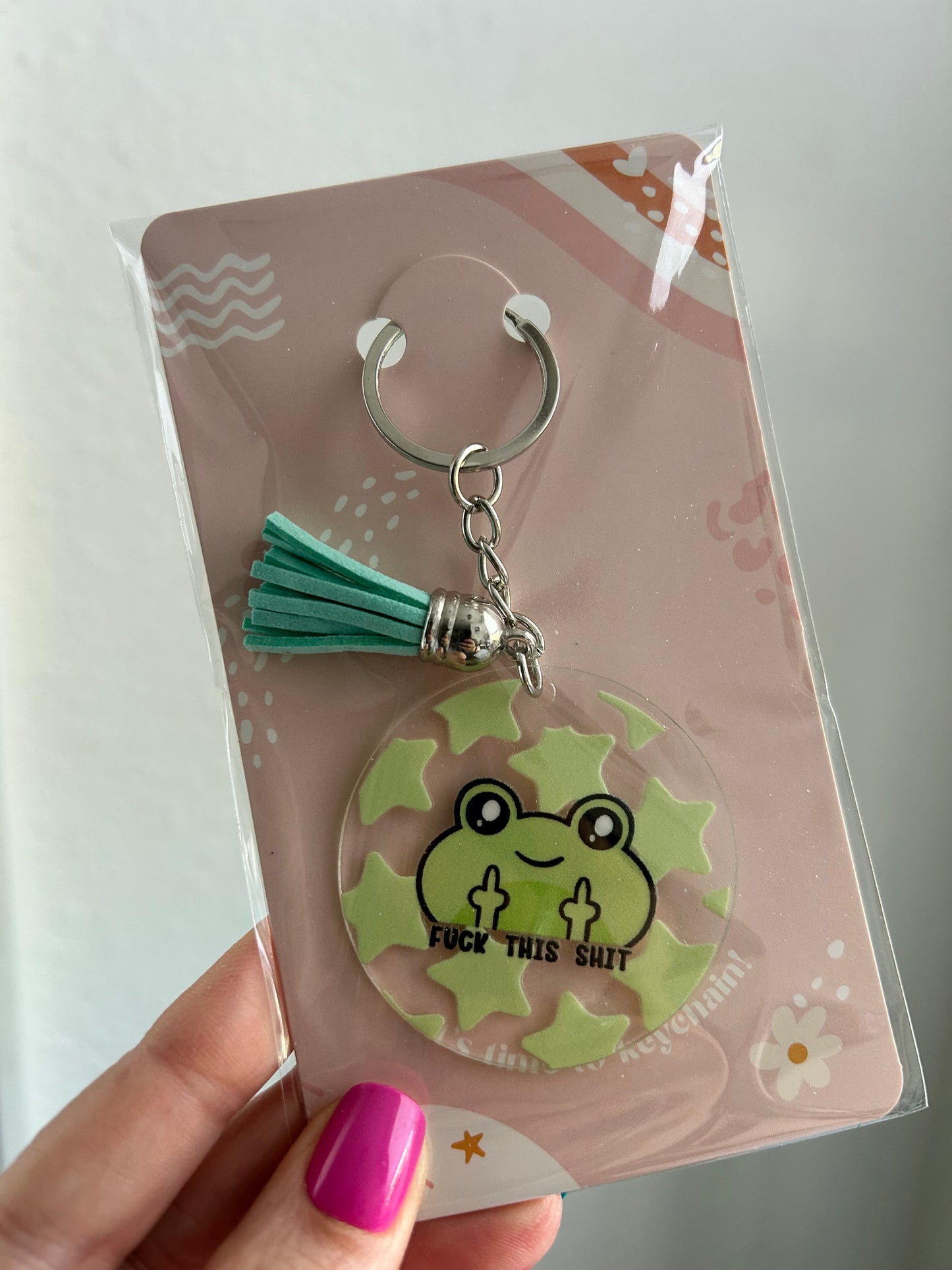 Acrylic Keychain w/ Tassel