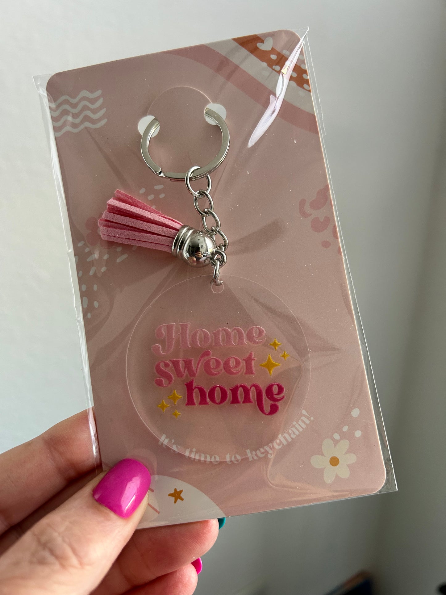 Acrylic Keychain w/ Tassel