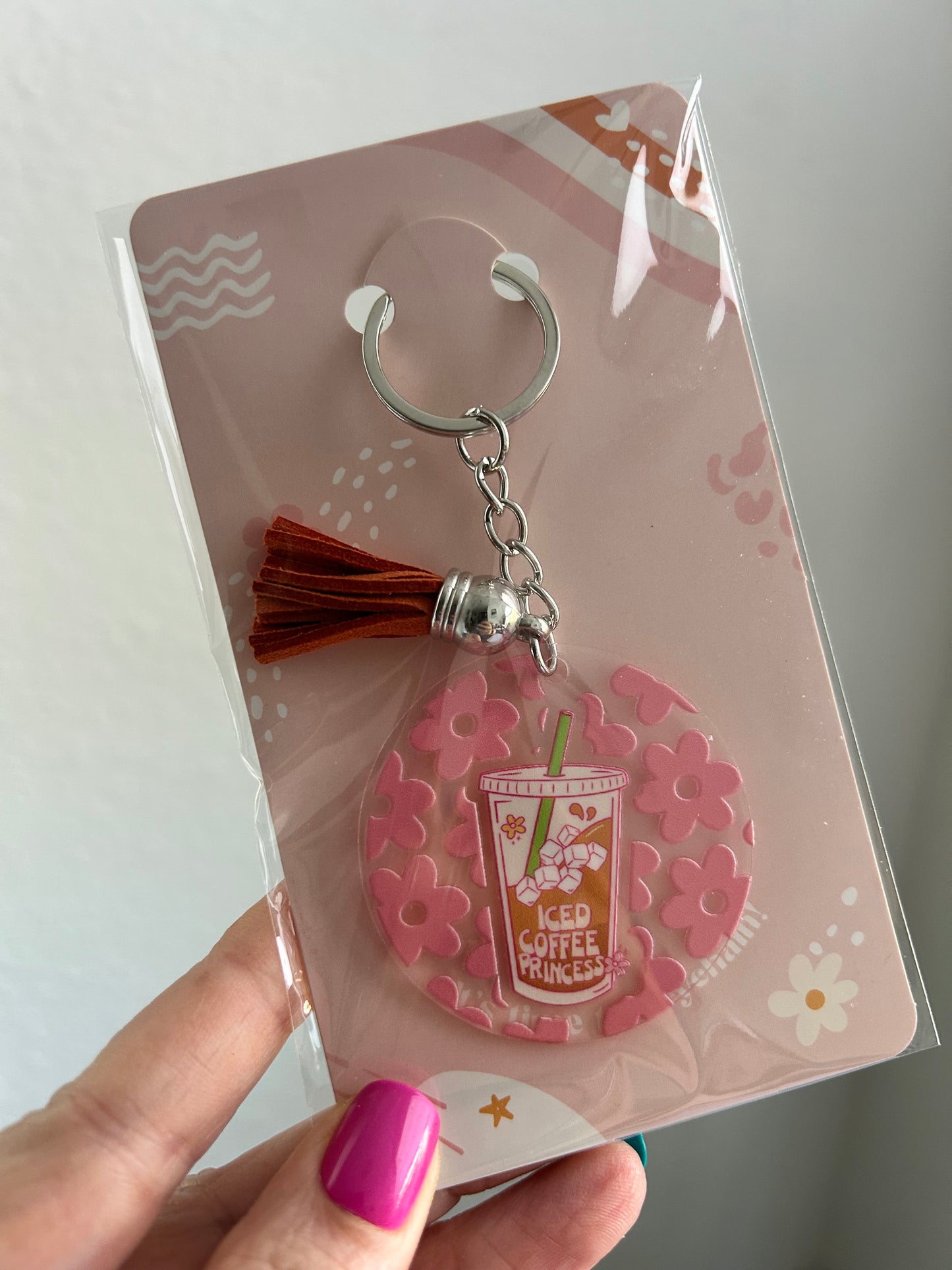 Acrylic Keychain w/ Tassel