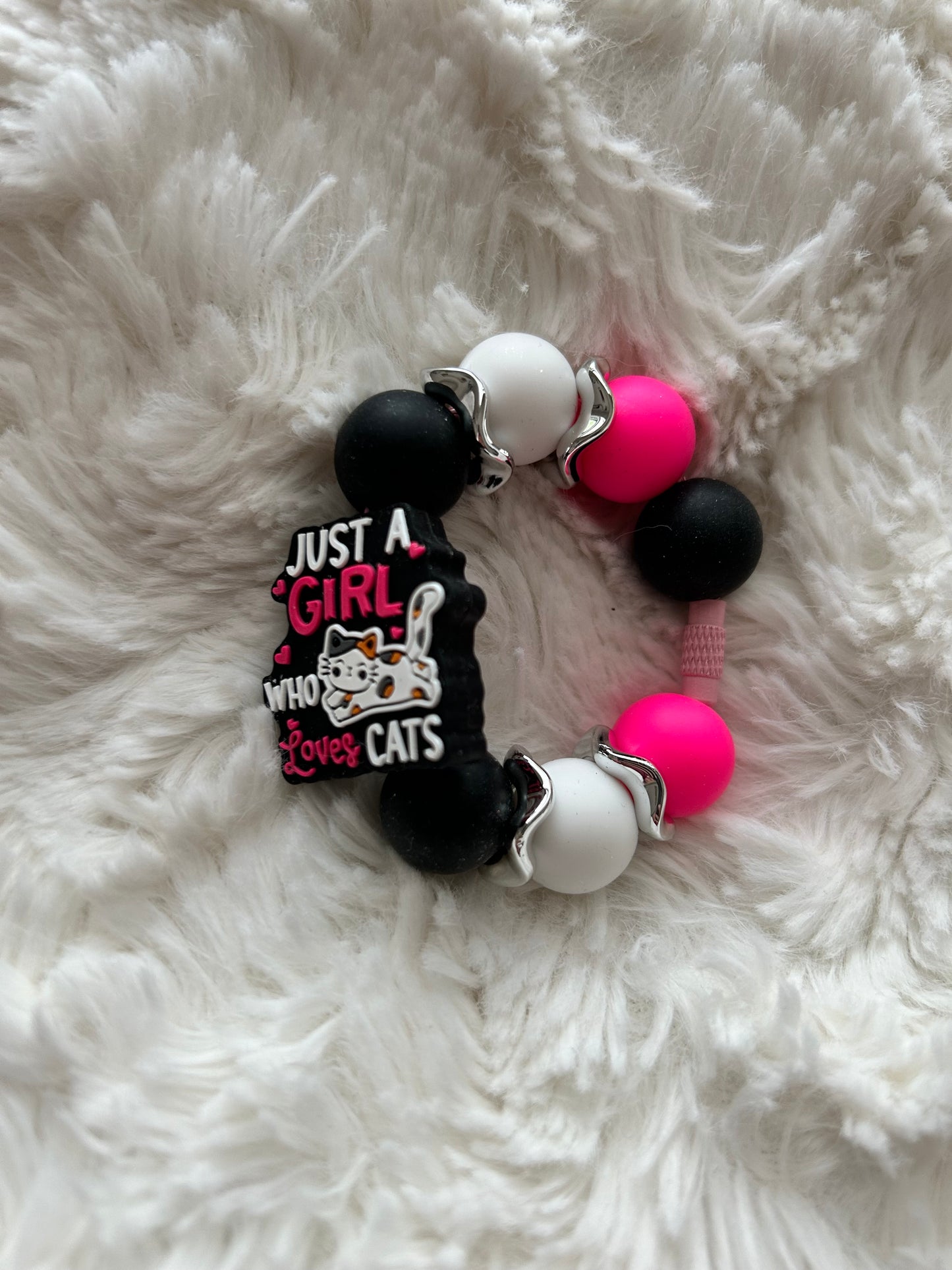 Just a Girl who loves Cats Cup Charm