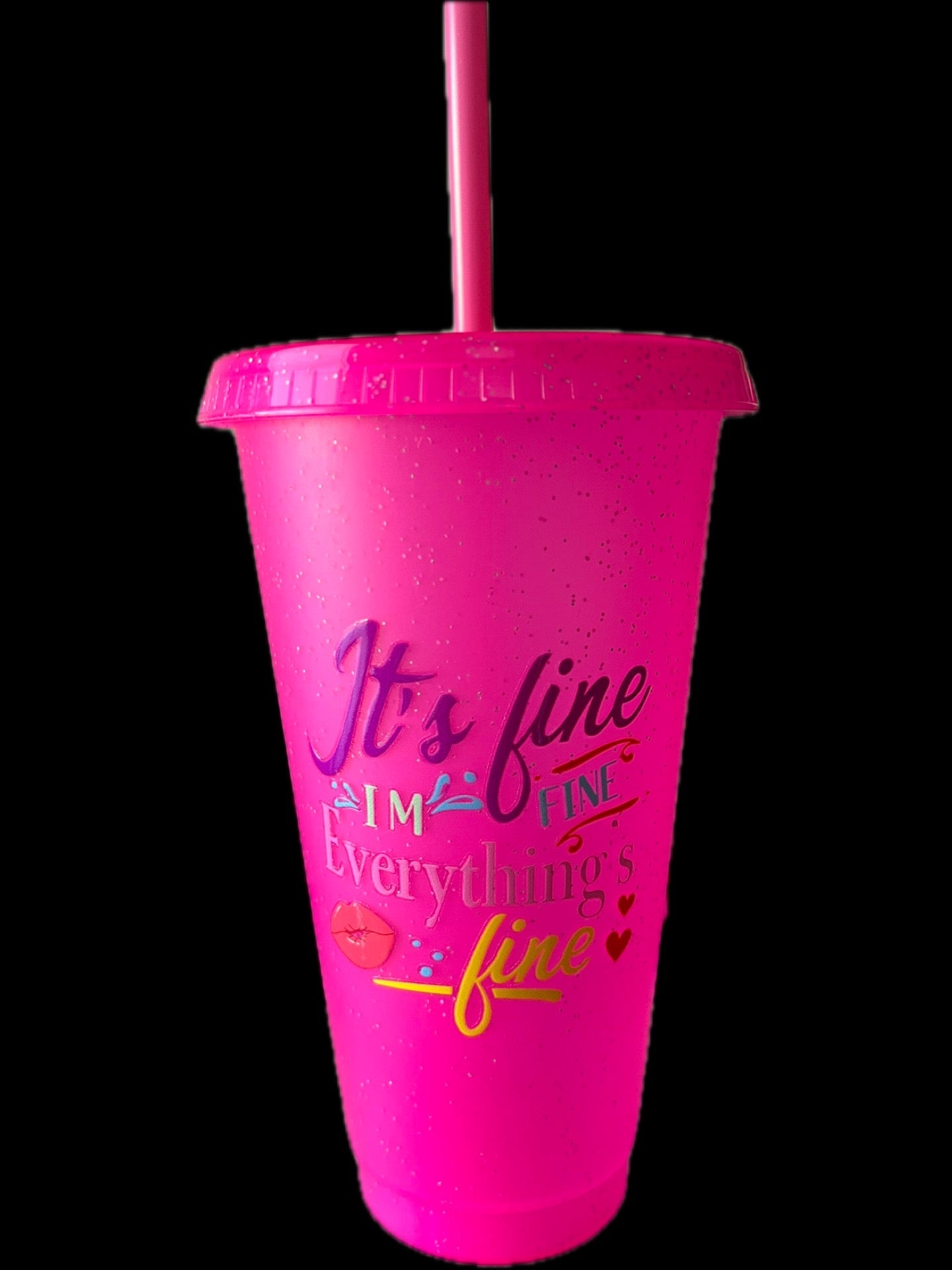 20oz PLASTIC TUMBLER W/DECAL WRAP