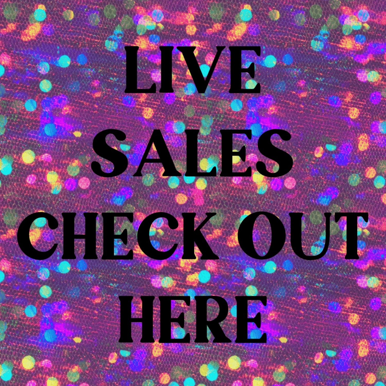 LIVE SALES