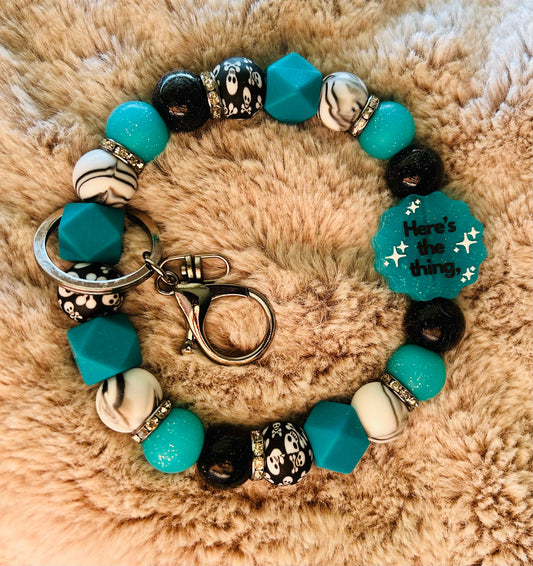 Teal “Here’s the Thing, F*€k Everyone” Wristlet
