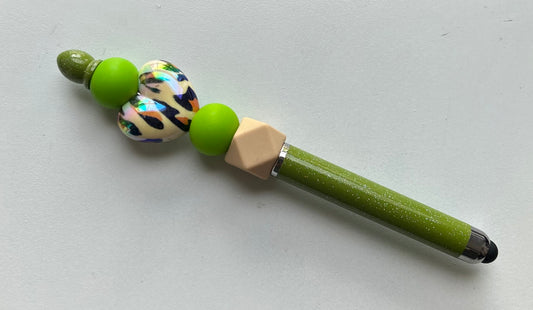 Olive Green Stylus/Pen Combo