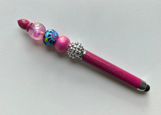 Hot Pink Stylus/Pen Combo