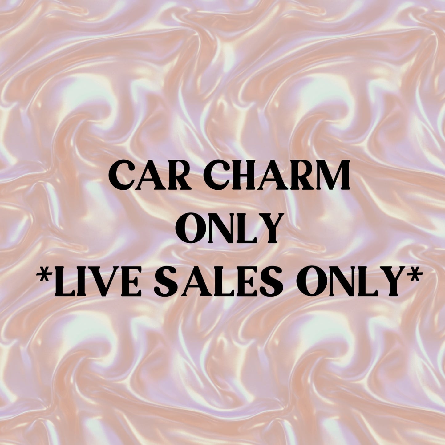 LIVE Sale Car Charm