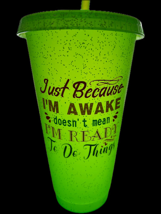 20oz Plastic Tumbler w/Decal Wrap