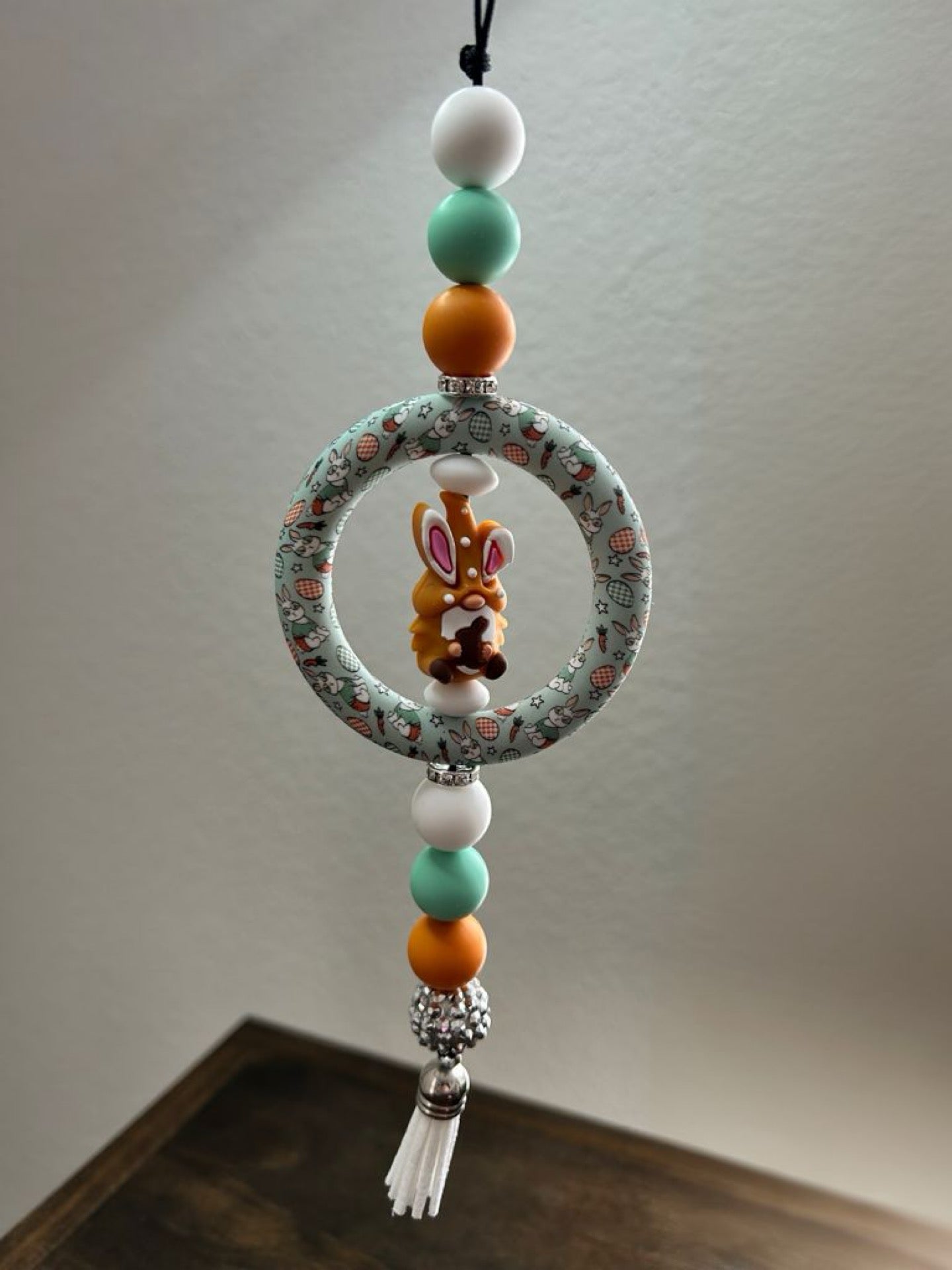 Easter Gnome Car Charm