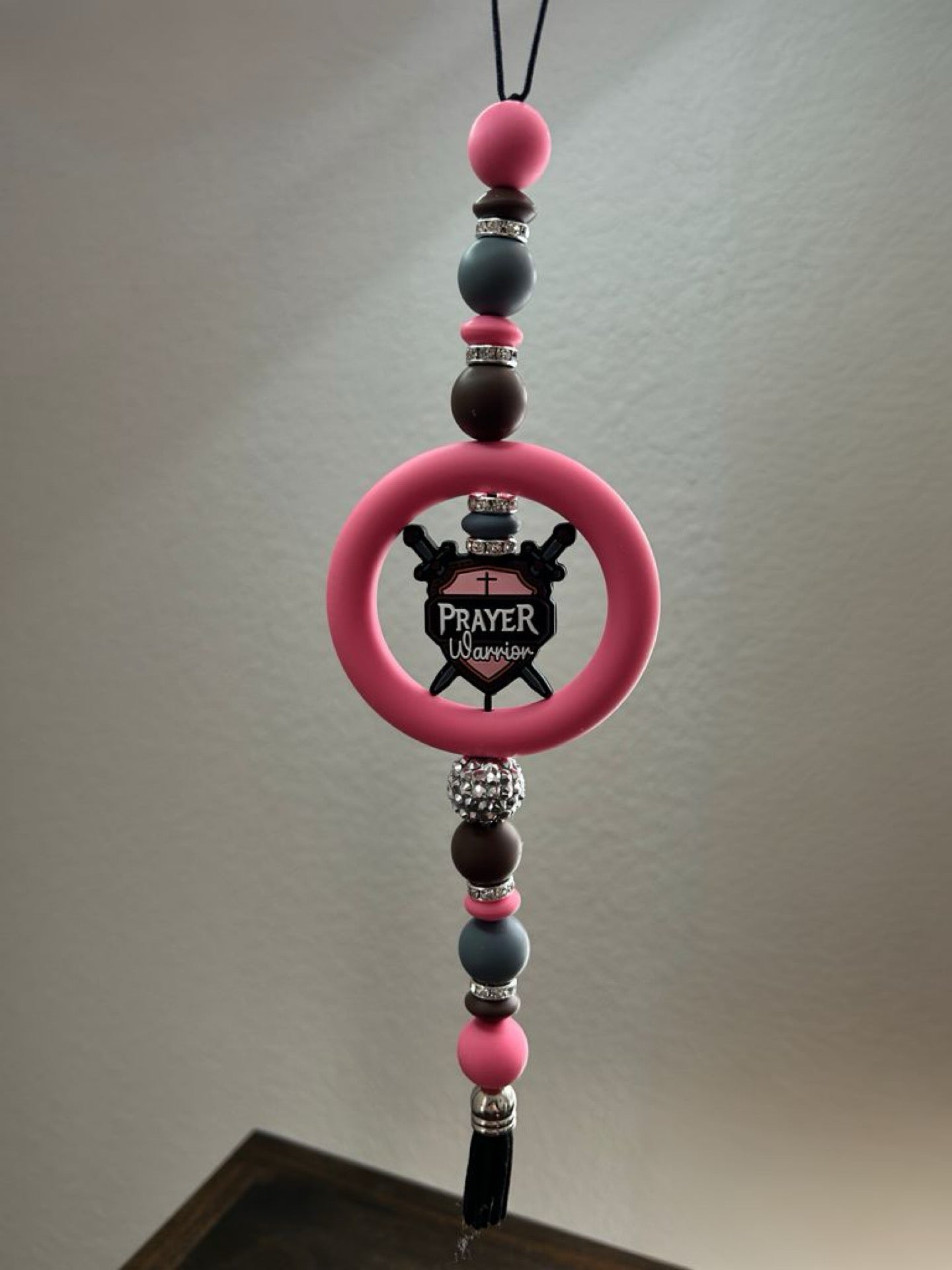 Prayer Warrior Car Charm