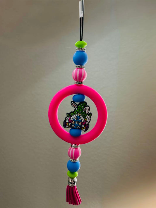 Easter Gnome Car Charm