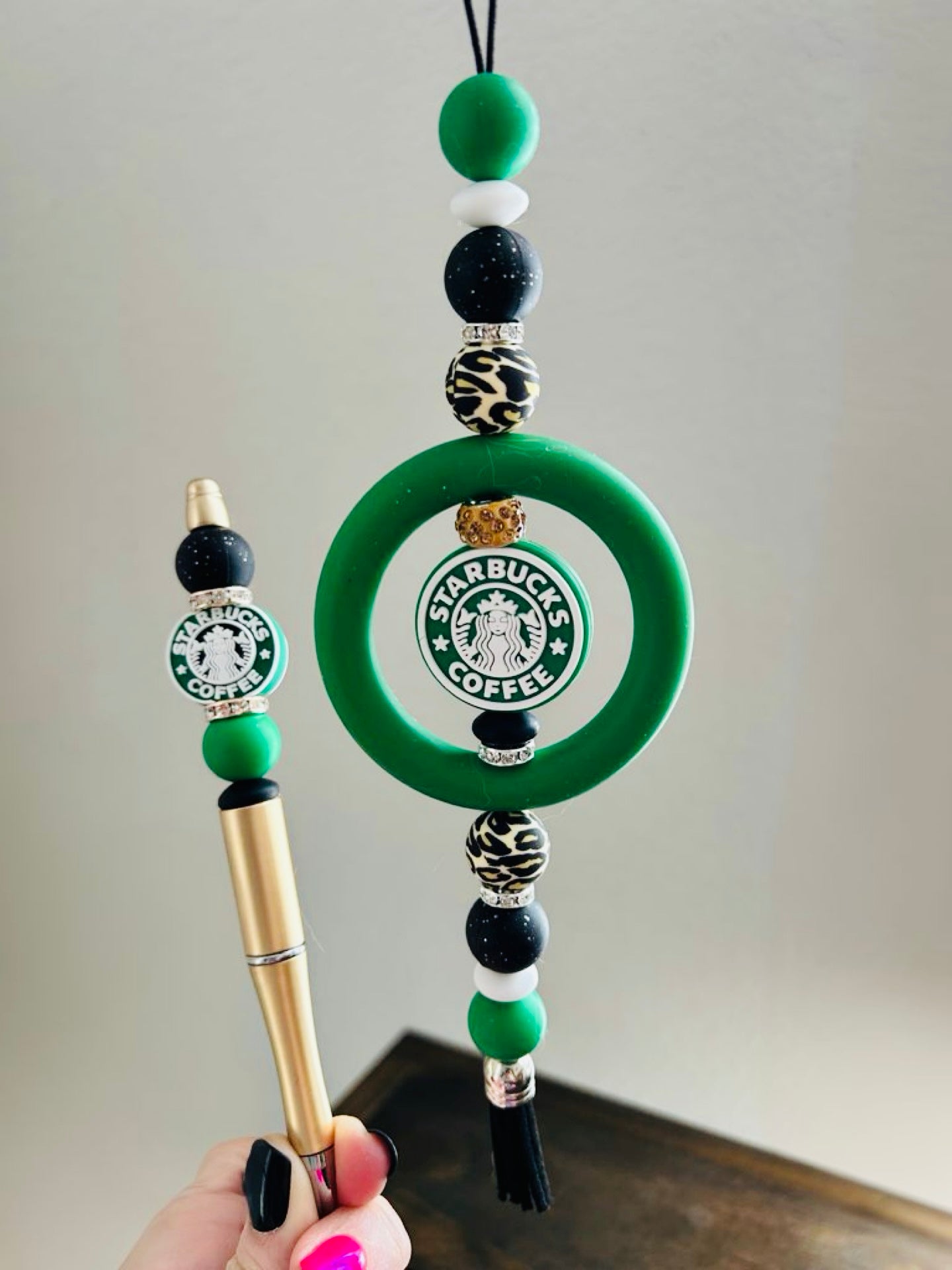 Starbucks Car Charm & Pen Set