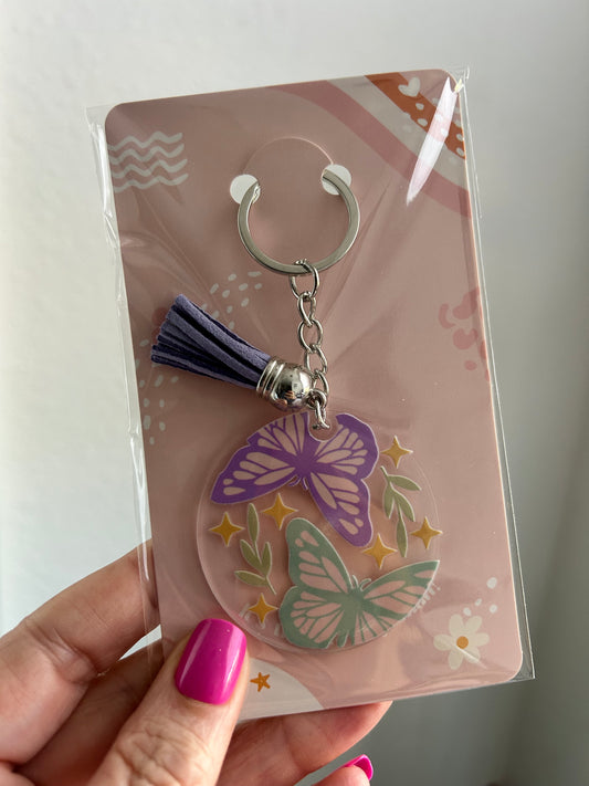 Acrylic Keychain w/ Tassel