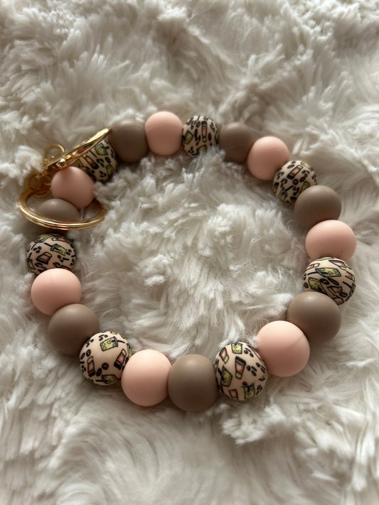 Neutral Latte Wristlet