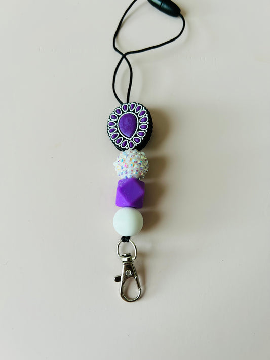 Purple Jewel Freshie Hanger